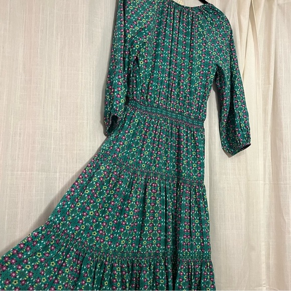 Matilda Jane Age of Aquarius Brilliant Daydream Smocked Midi Dress S Milkmaid - Picture 6 of 8